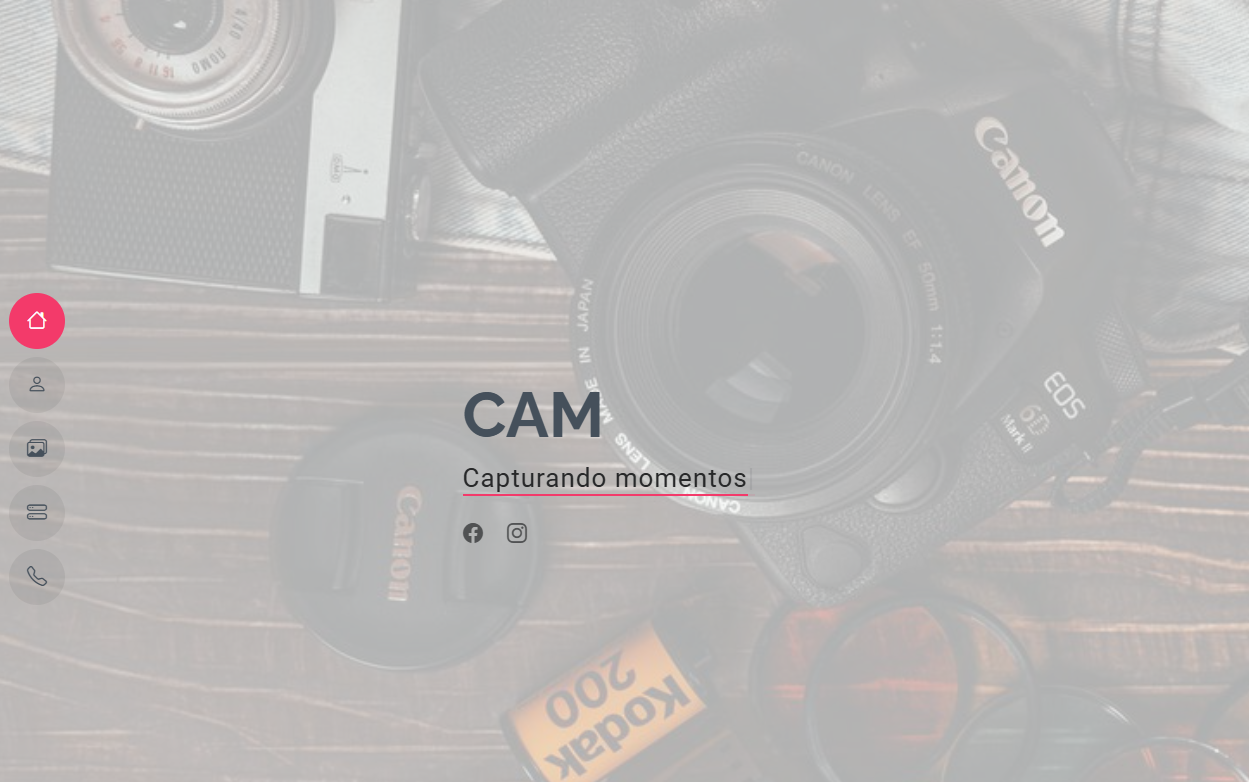 Website de fotógrafo